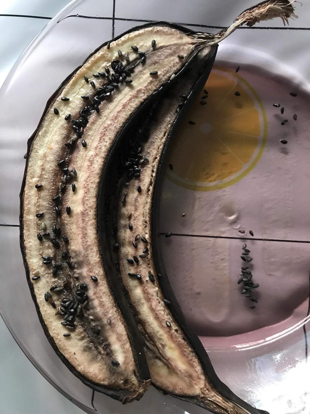 蒸生香蕉（桂花梨膏口味）