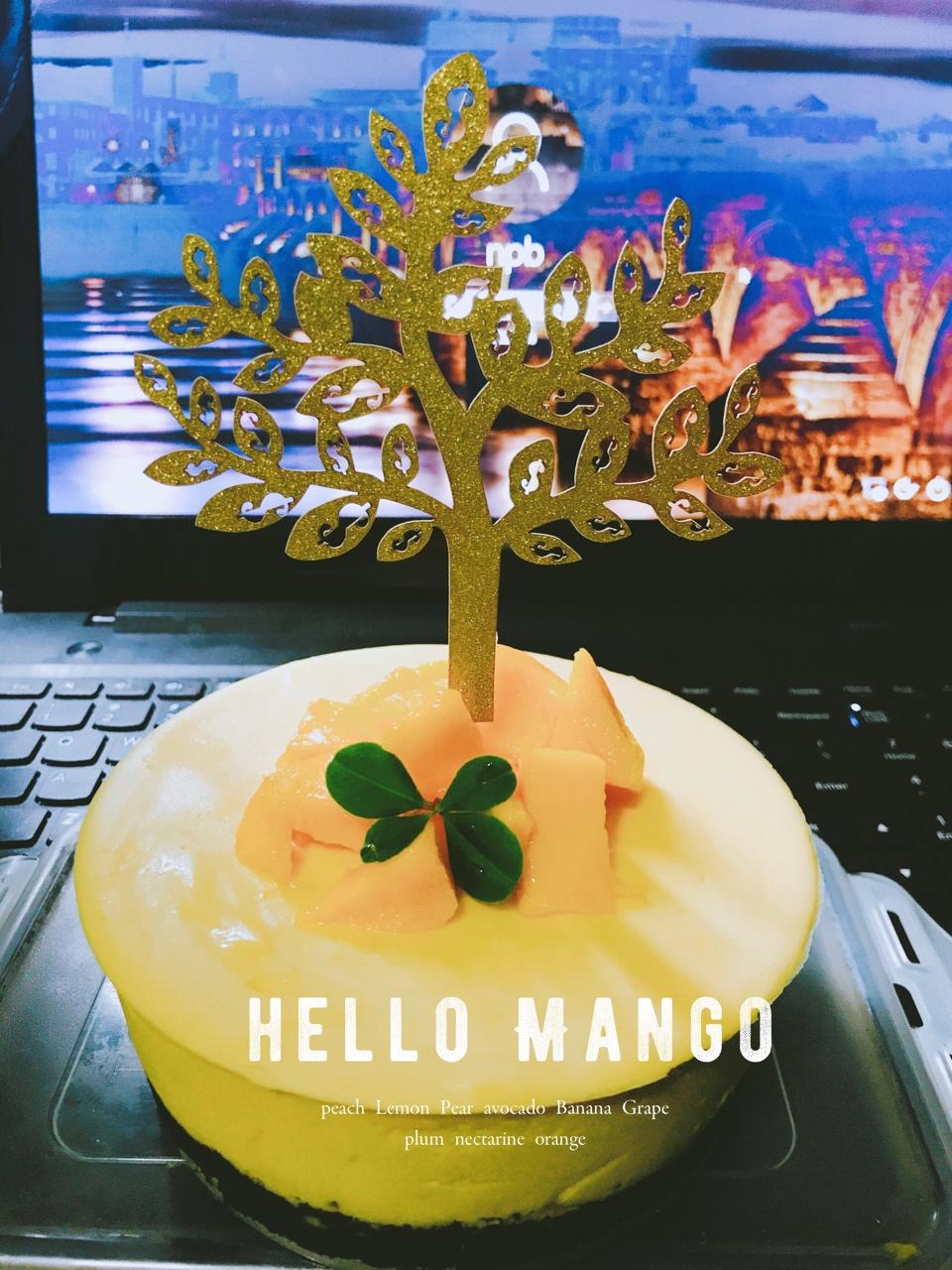 【视频】芒果慕斯（6寸） | 含镜面果胶配方