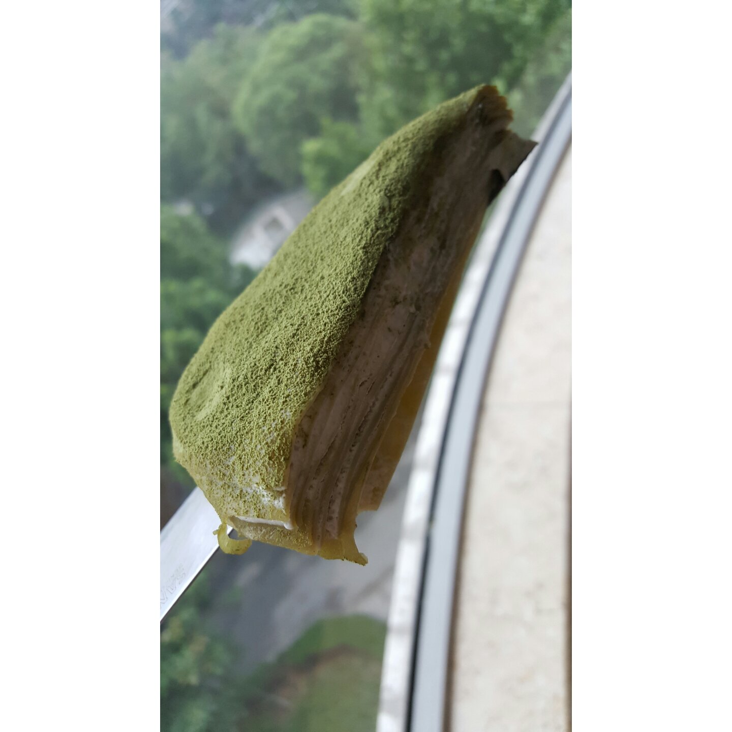 美味的煎蛋糕—抹茶千层蛋糕