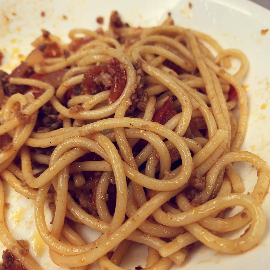 番茄肉酱意大利面