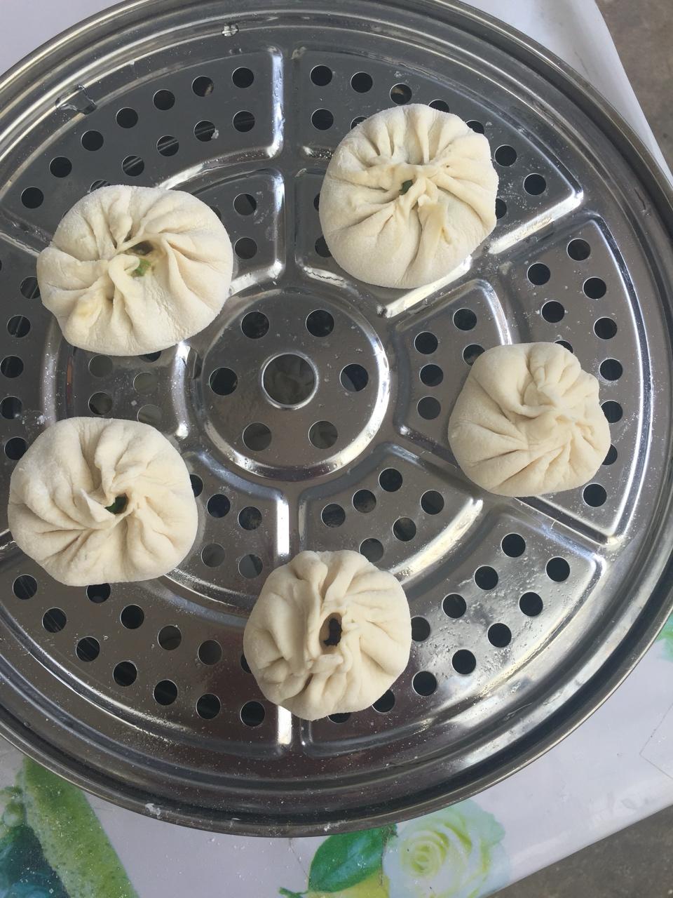 肉末豆角玉米面包子