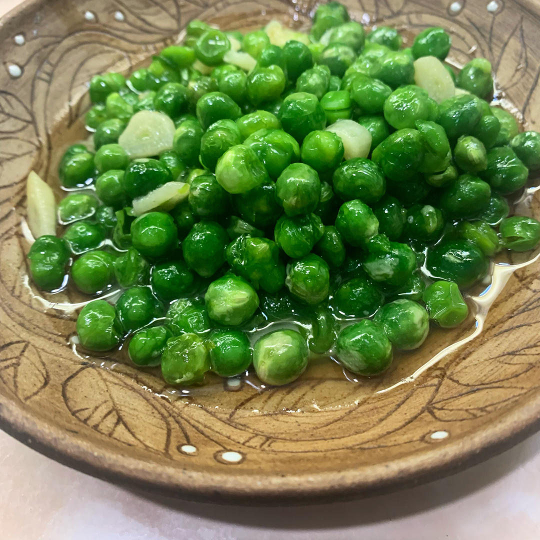 自带清甜超美味的素炒豌豆