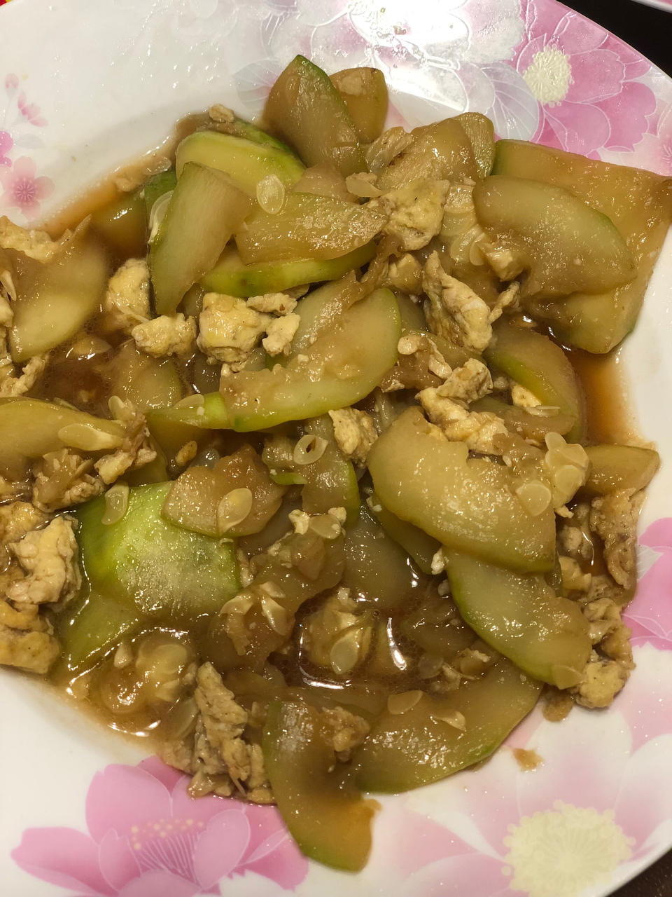 西葫芦炒鸡蛋(从不修图，拒绝夸张)