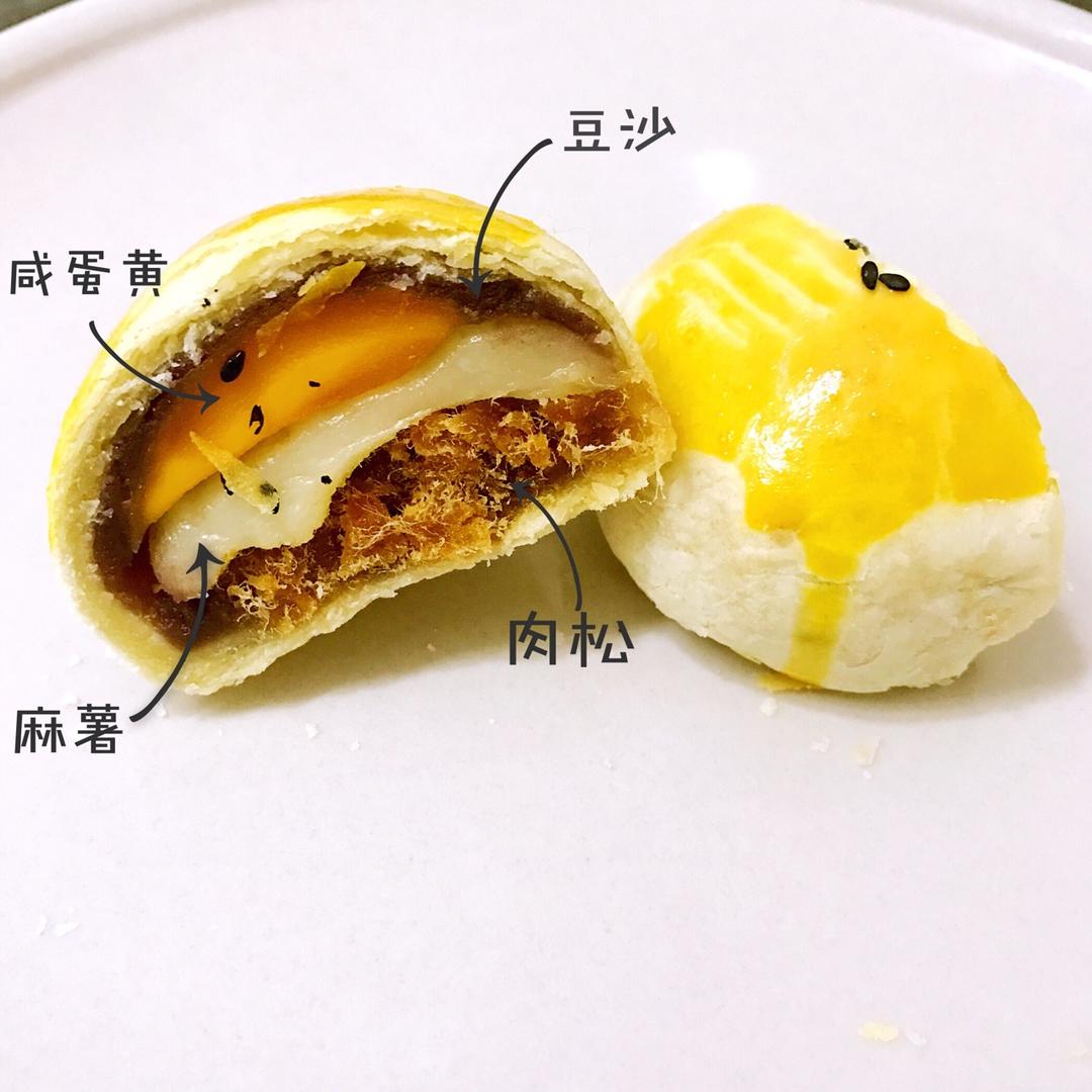 ㊙️网红麻薯肉松蛋黄酥🔥，好吃到爆‼️