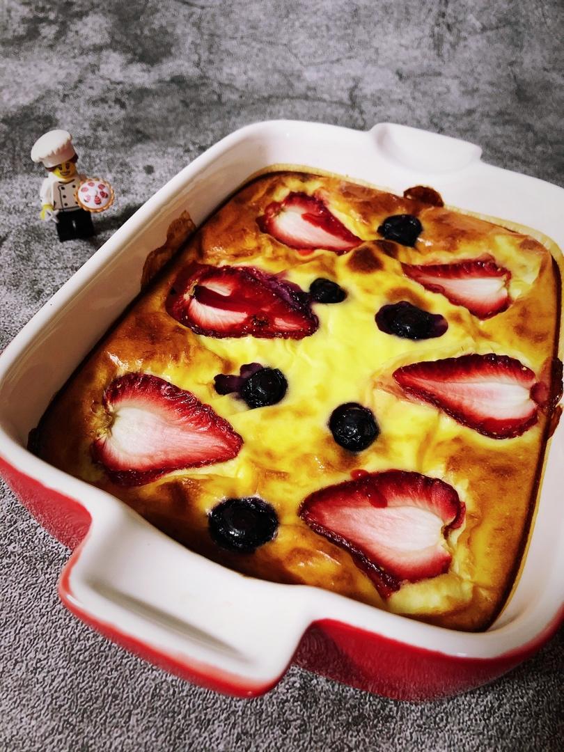 减脂版——酸奶爆浆蓝莓蛋糕🎂 吃不胖