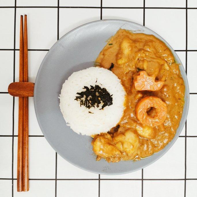 椰浆咖喱鸡肉饭🍛