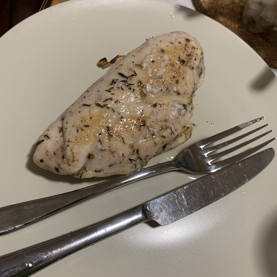 慢煮百里香鸡胸肉（低油低盐减肥）