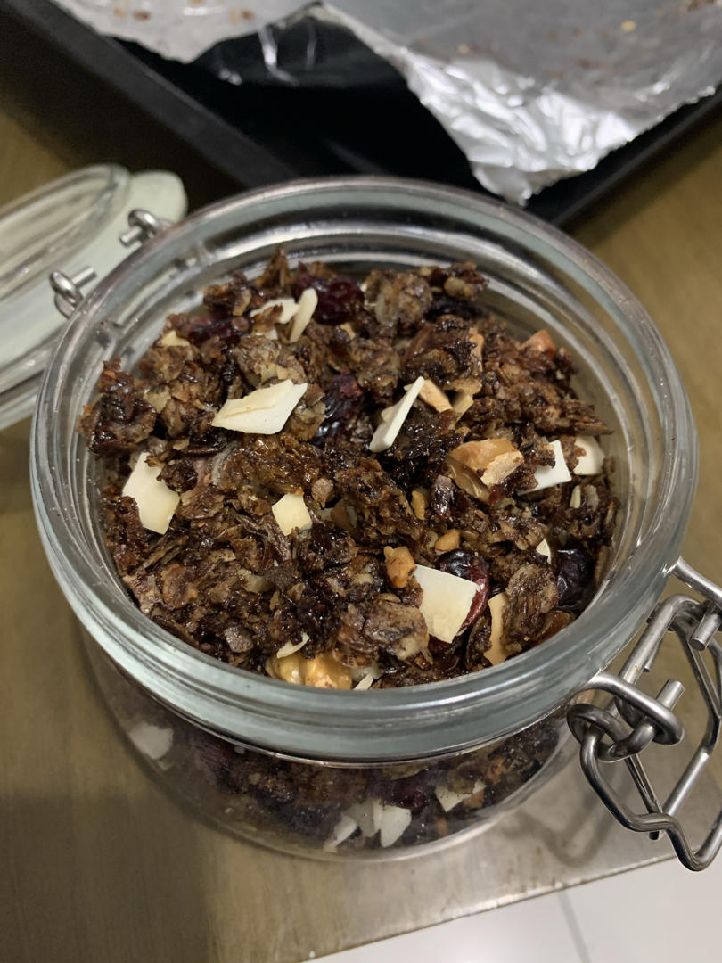椰子油烤燕麦片