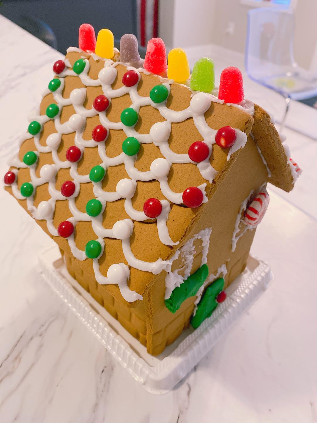 Gingerbread house🏠🎄圣诞姜饼屋 糖果屋 姜饼人的做法