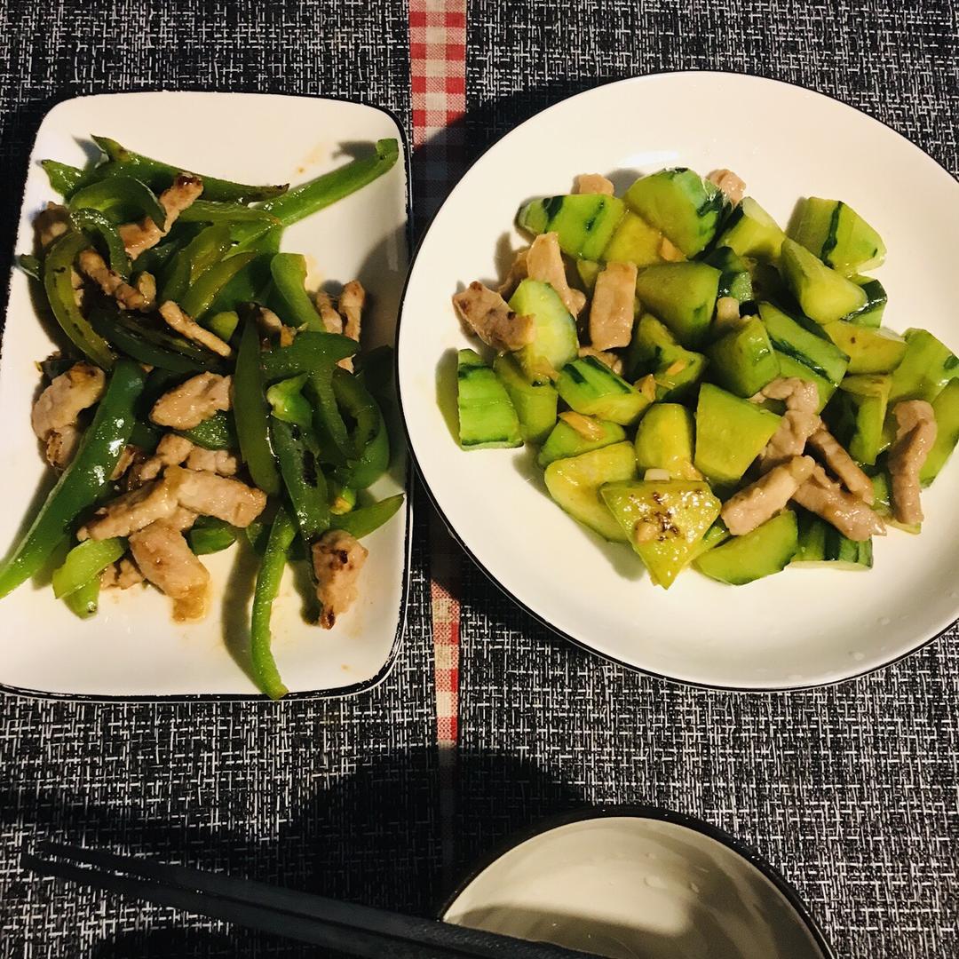 黄瓜炒肉