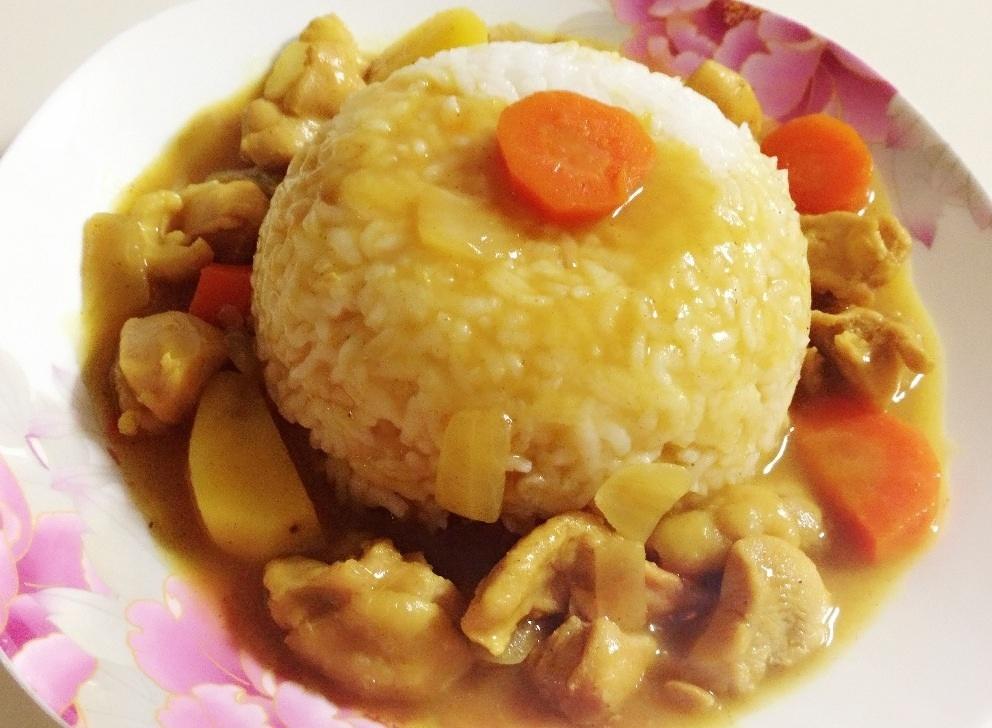 快速咖喱鸡腿盖浇饭