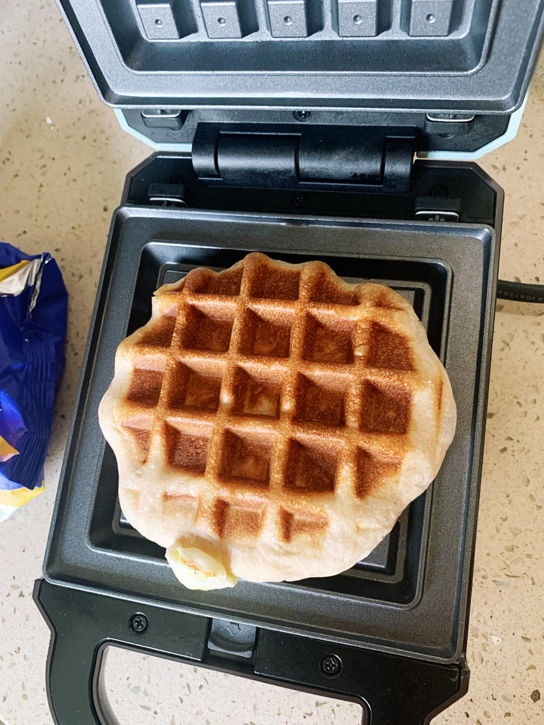 红豆乳酪/芝士华夫饼（发酵版）