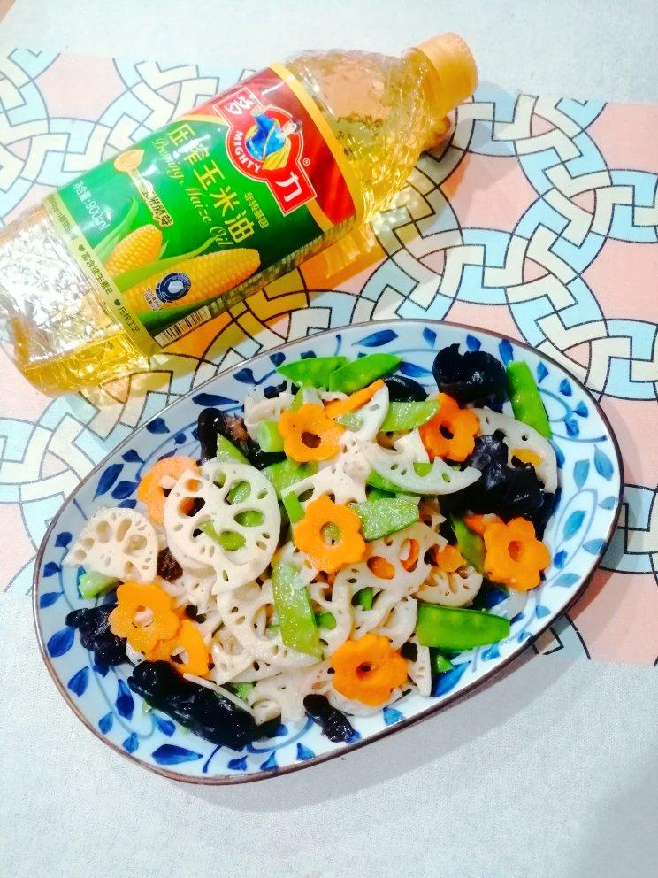 好吃好看的荷塘小炒