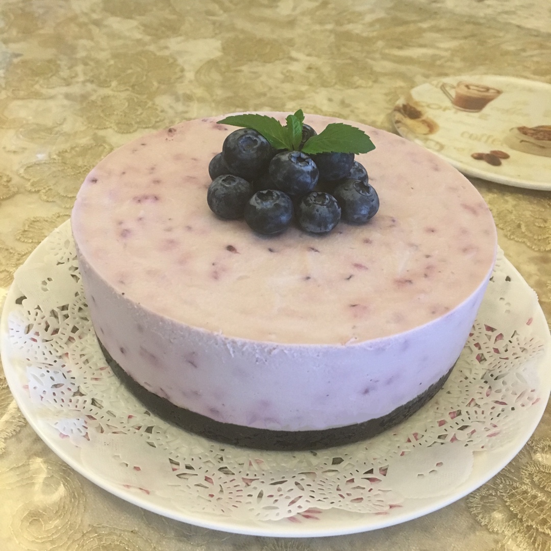 蓝莓慕斯