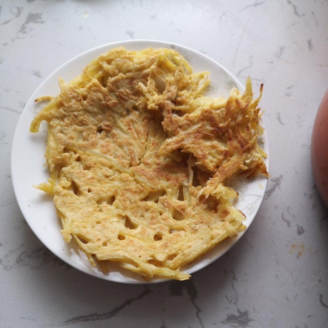 土豆丝鸡蛋饼