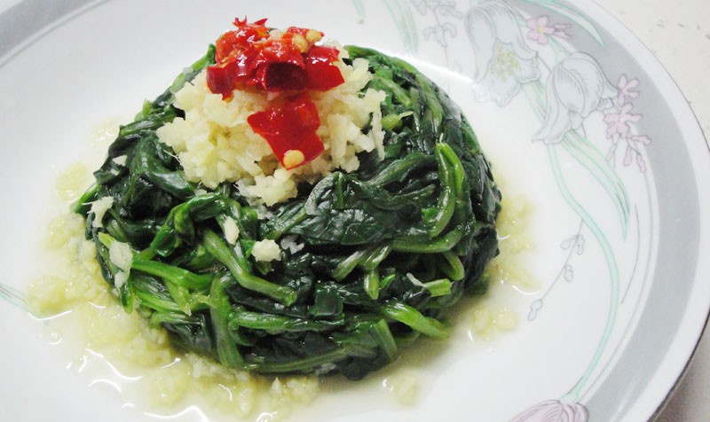 姜汁菠菜塔