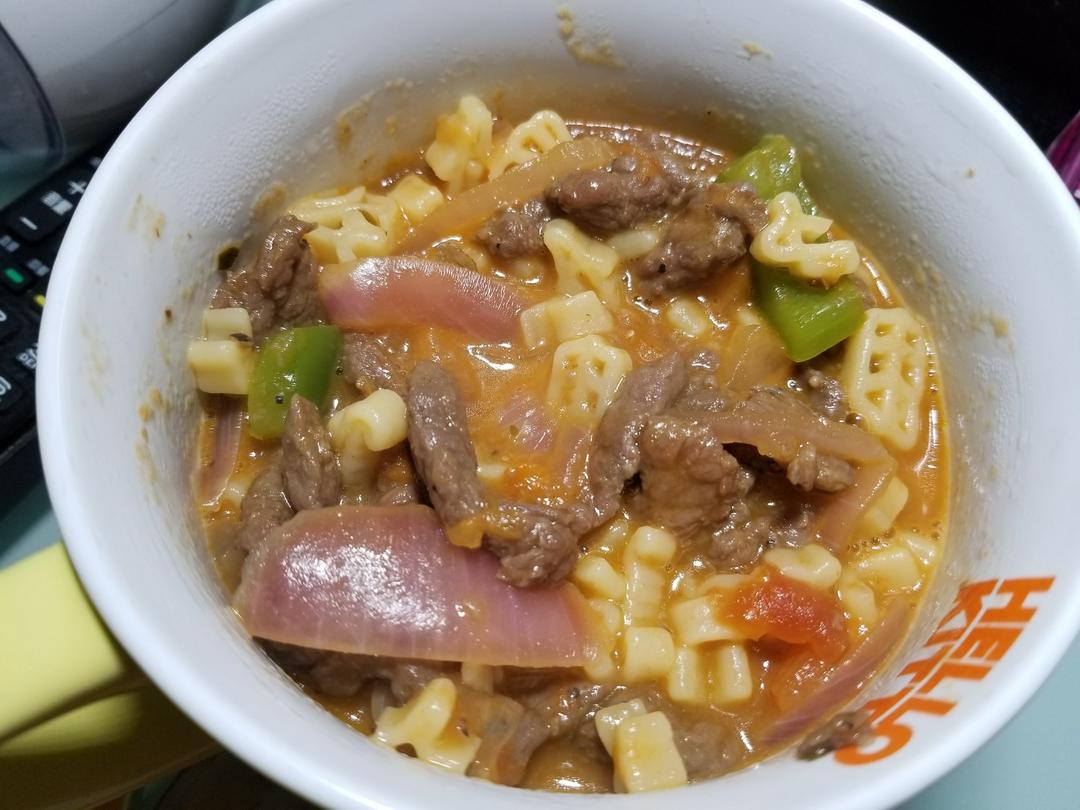 （完胜必胜客的）番茄肉酱意大利面～