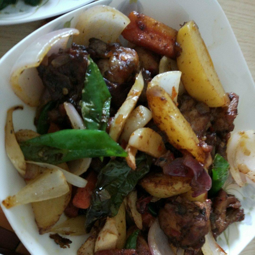麻辣干锅兔