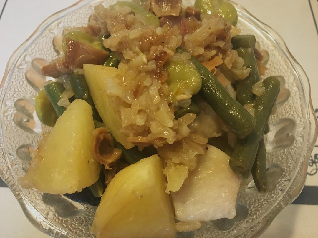 时令美味蚕豆饭