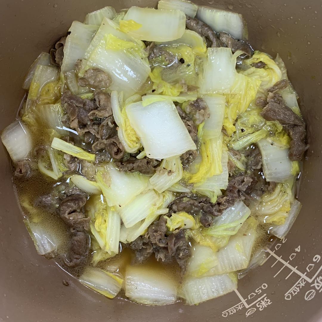 肥牛白菜汤