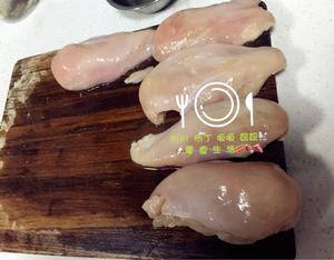 自制狗狗零食（磨牙棒）—紫薯鸡肉棒的做法 步骤2