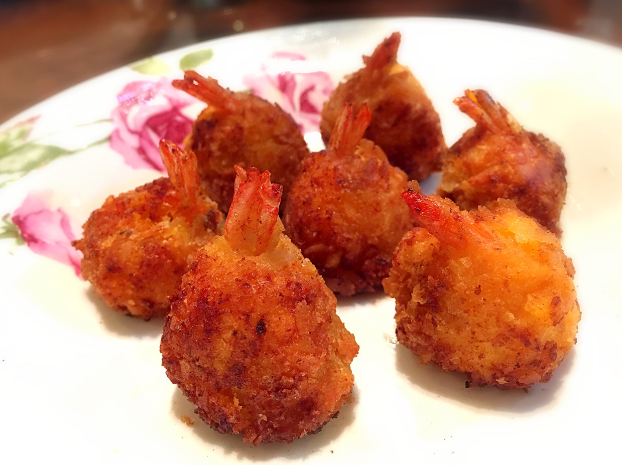 【土豆虾球】——鲜、糯、酥的存在