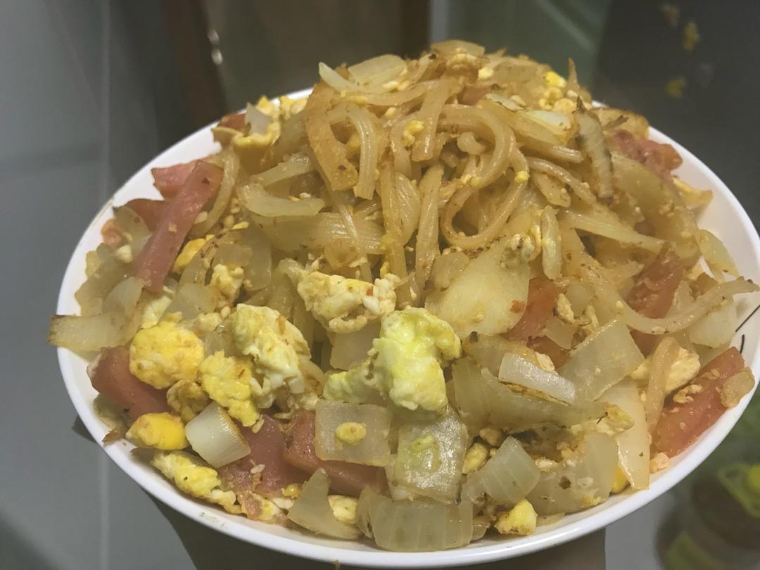 快手炒冷面～解锁新吃法 轻松消耗冷面