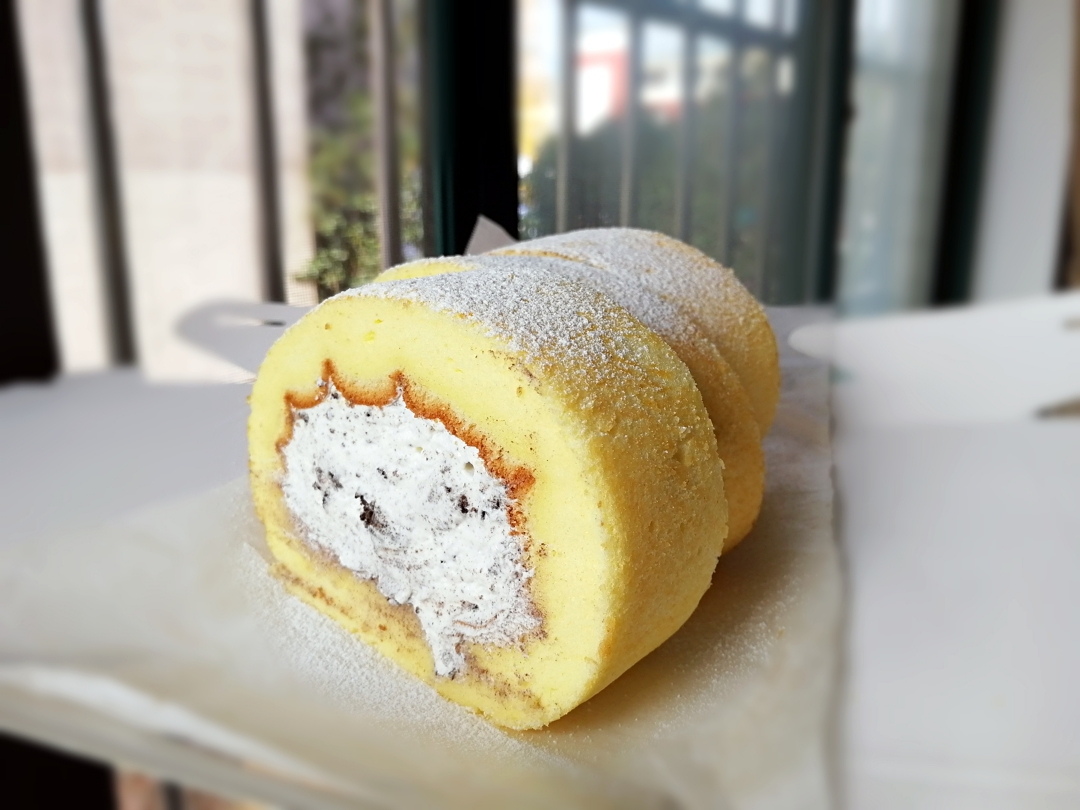 一口天堂超好吃的咸奶油奥利奥卷/蛋糕篇6：「厚卷」
