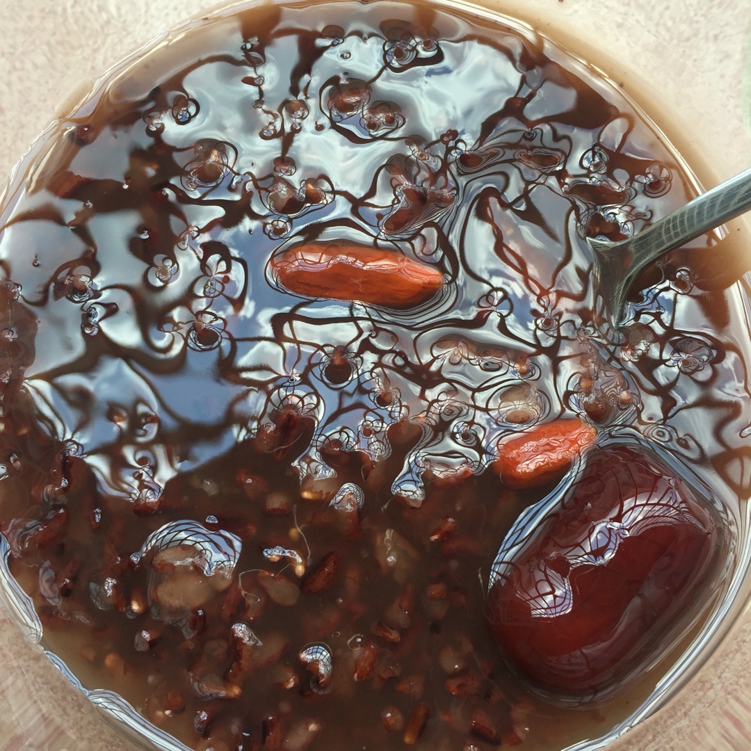 小nina做的黑米粥