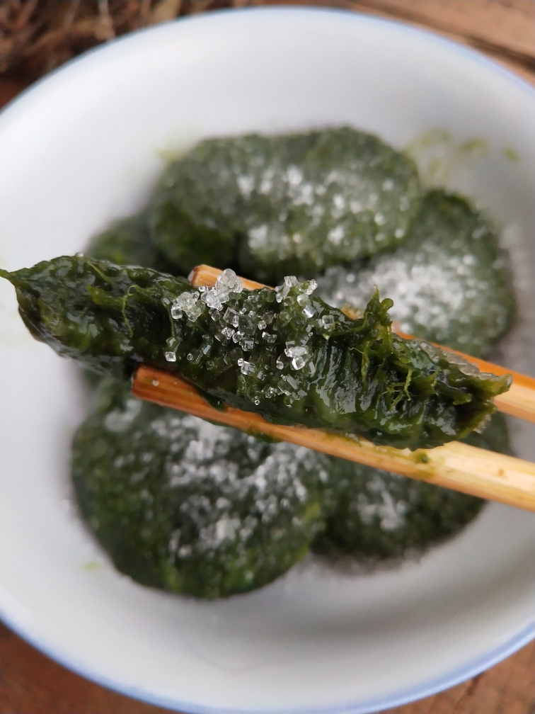 艾蒿粑粑＆青团（没心的叫蒿子粑粑，有心的叫青团😂）的做法 步骤10