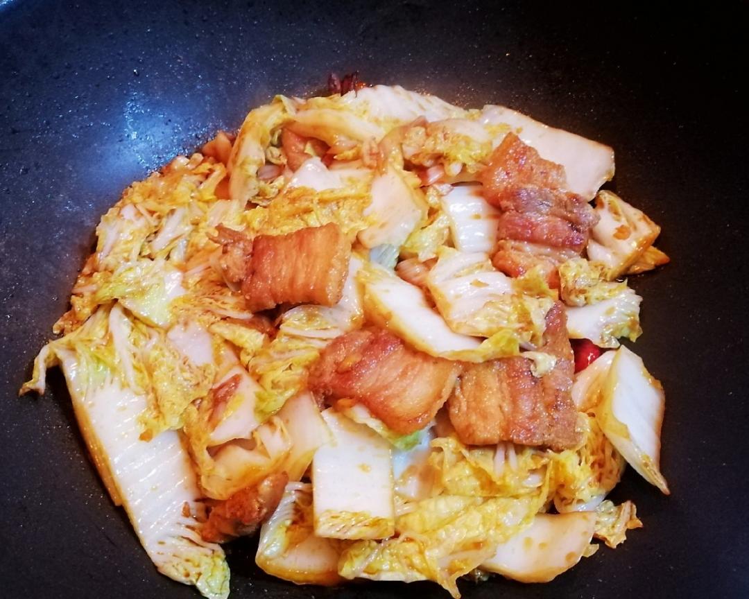 很香的白菜燉五花肉的做法 步驟5