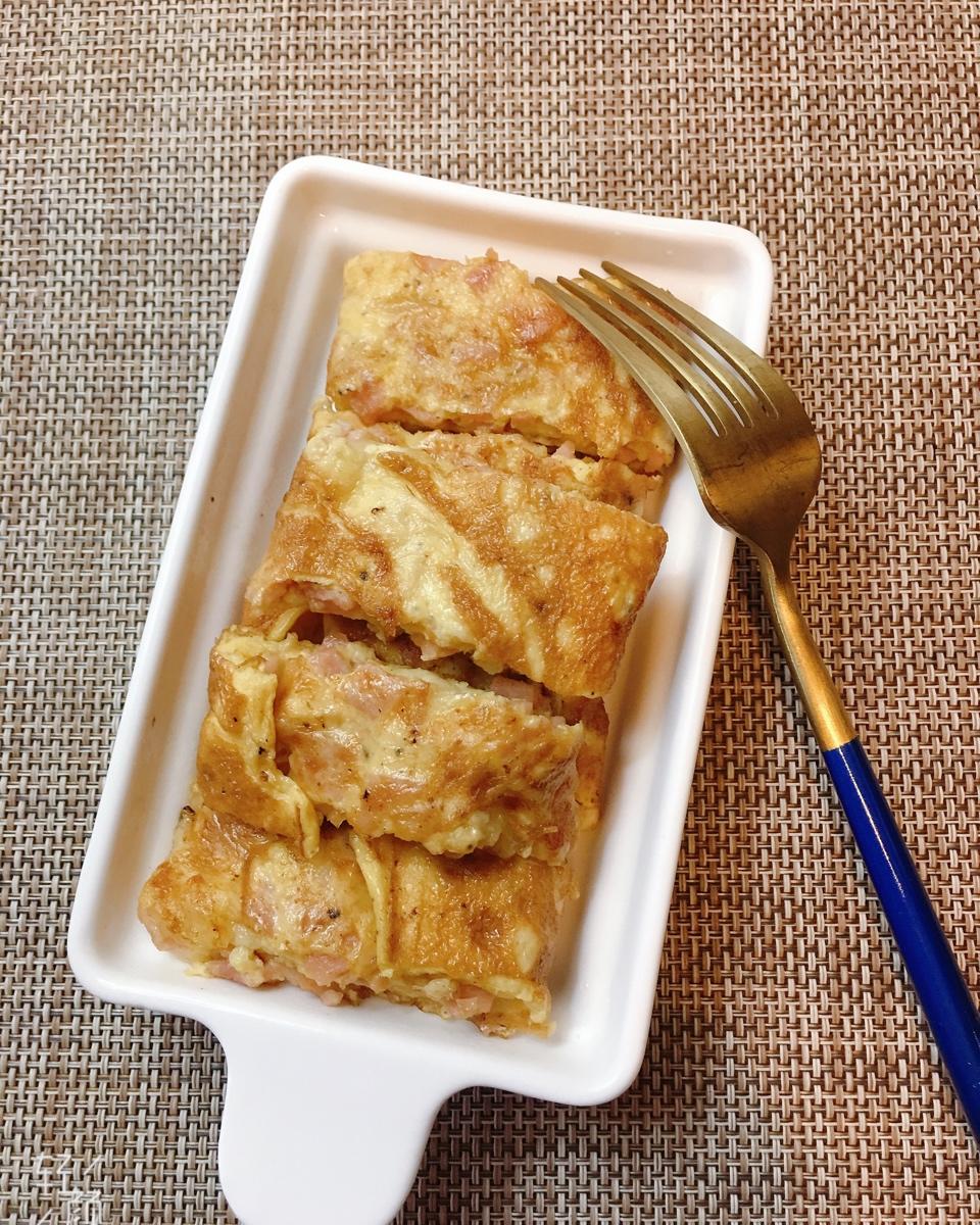 培根芝士厚蛋烧
