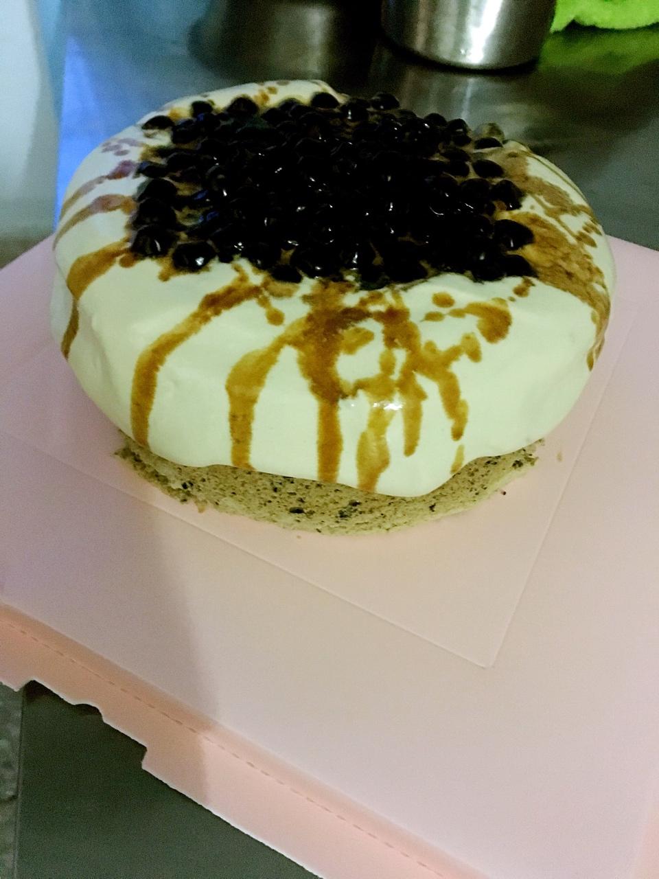 黑糖珍珠爆浆蛋糕