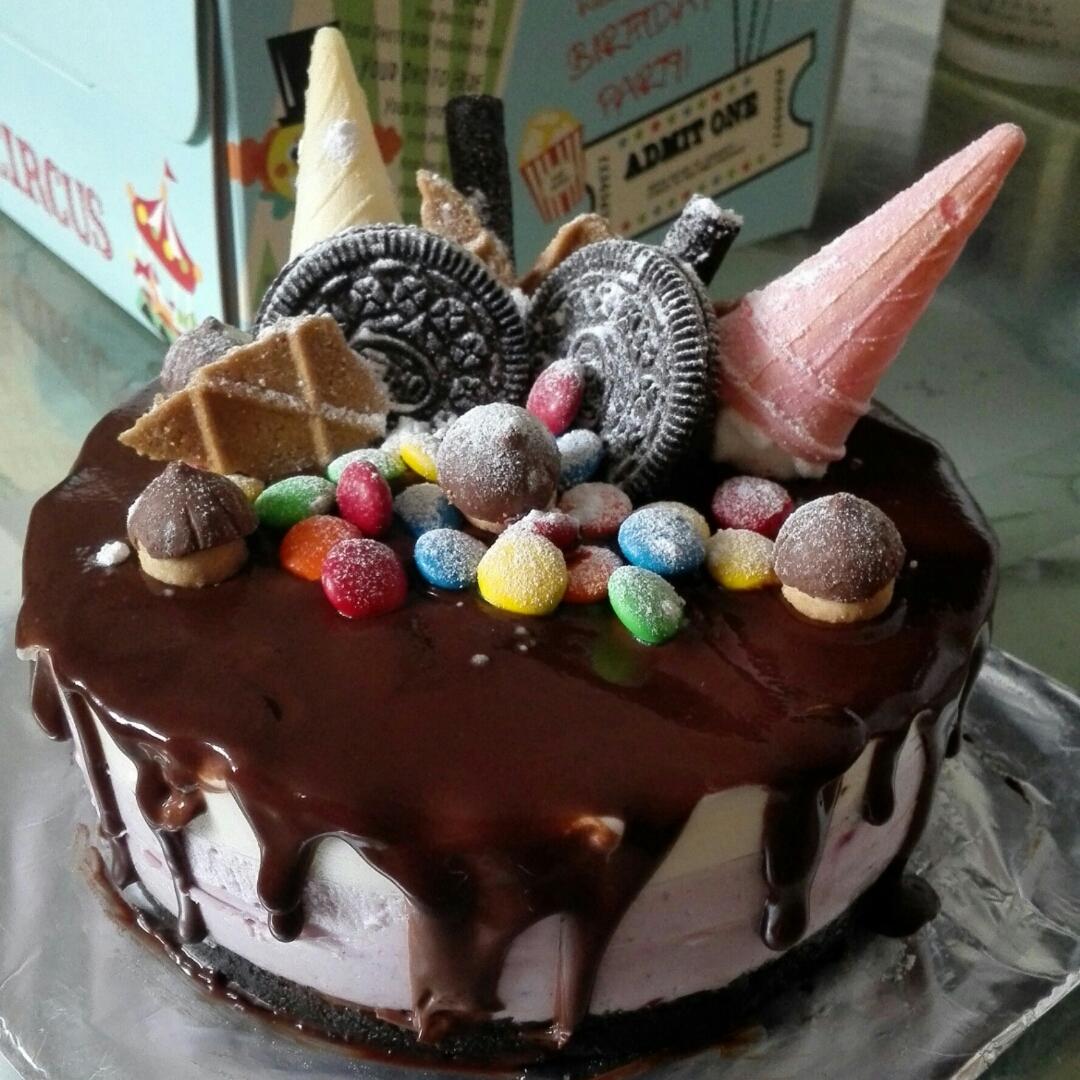 渐变蓝莓冻芝士蛋糕（免烤）