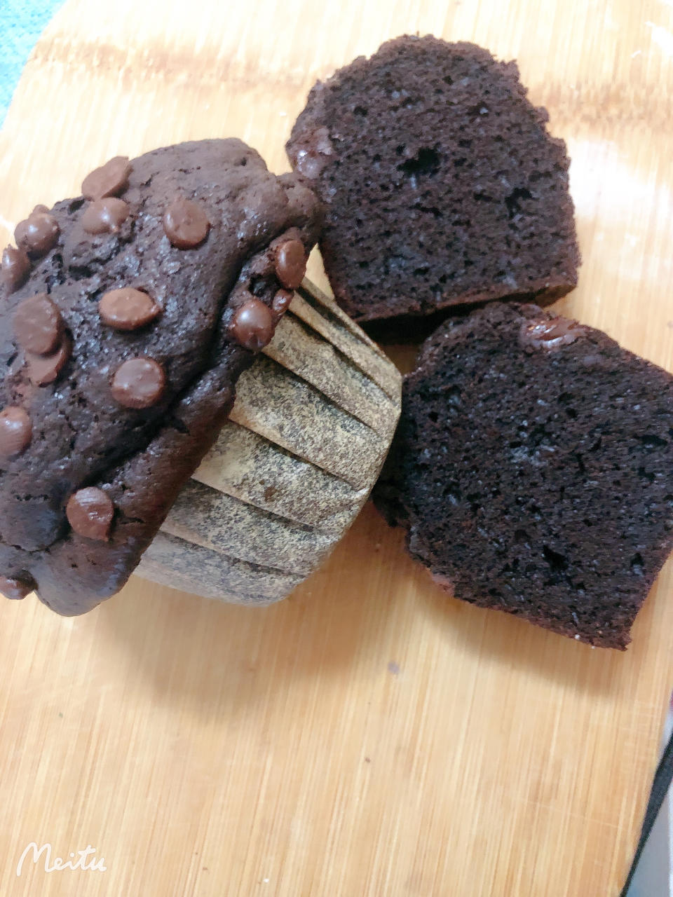 在家做巧克力蘑菇头麦芬蛋糕🍫
