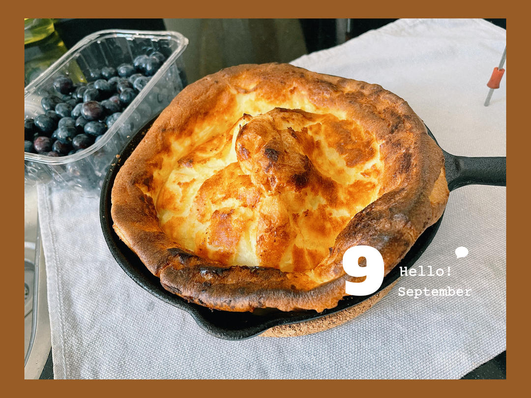 【柳宗理/lodge铸铁平底锅】荷兰松饼 Dutch Baby Pancake
