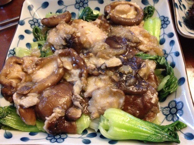 香菇扒油菜