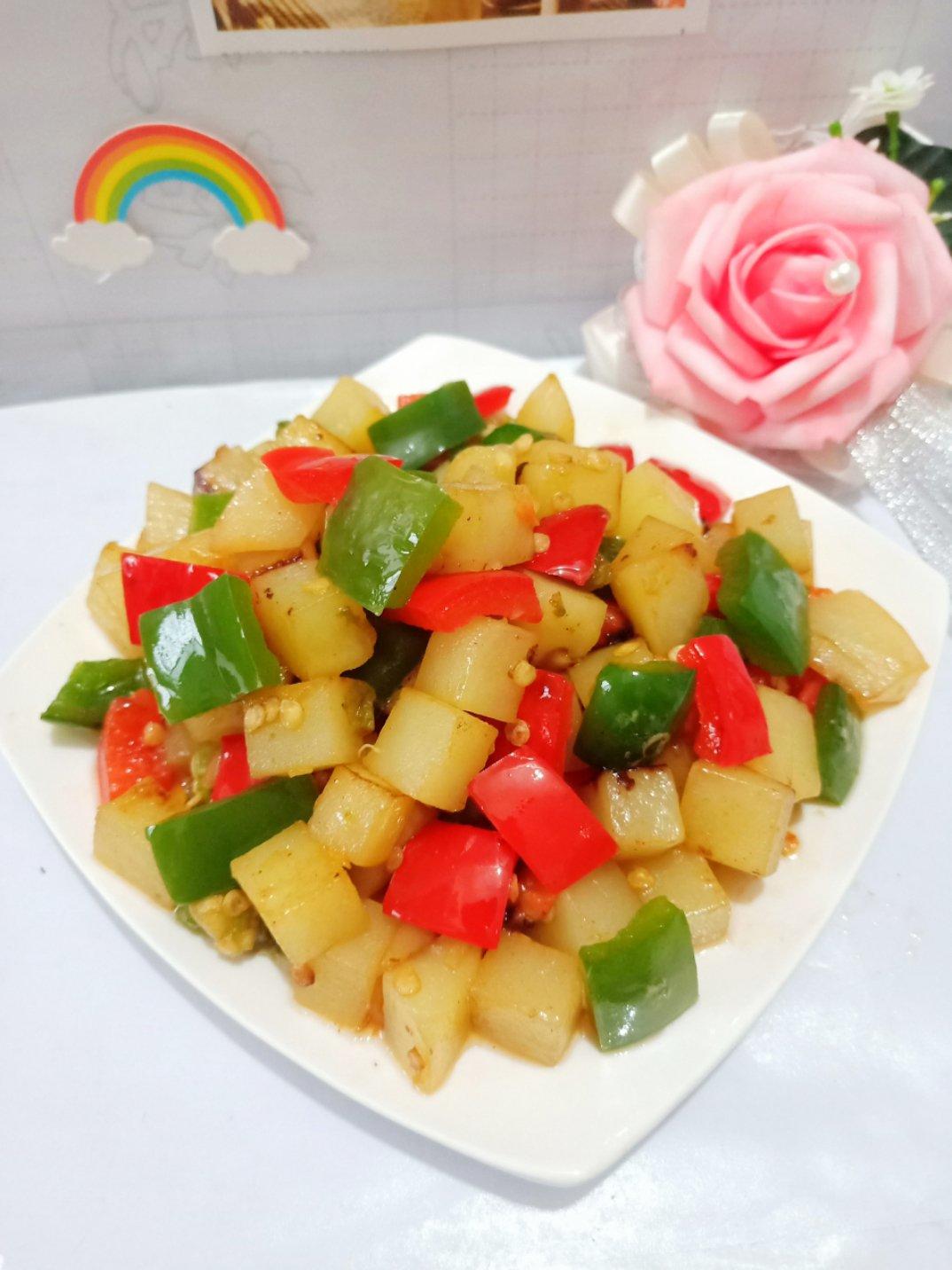 青椒土豆丁