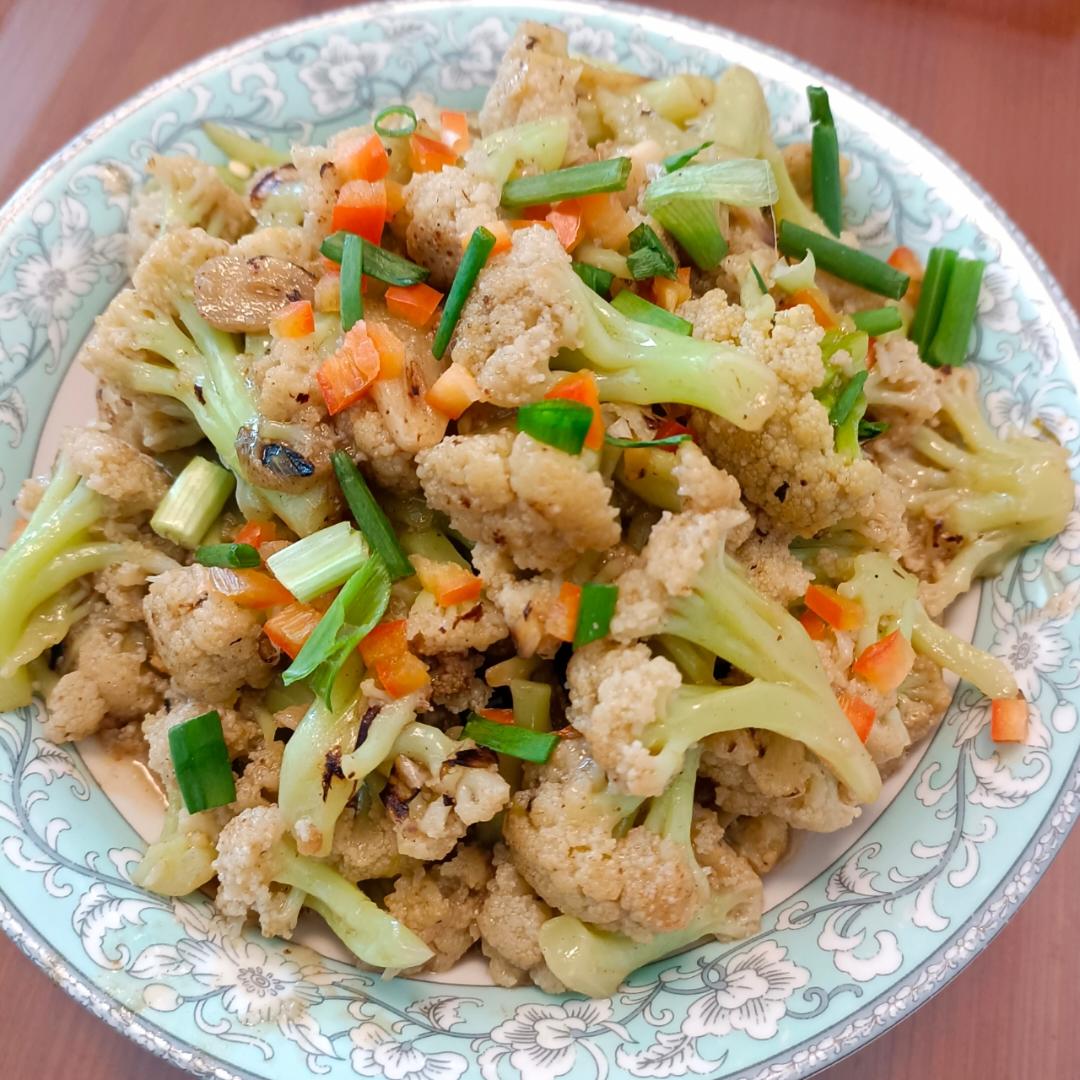 素烧菜花