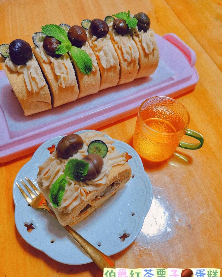 栗子红茶蛋糕卷