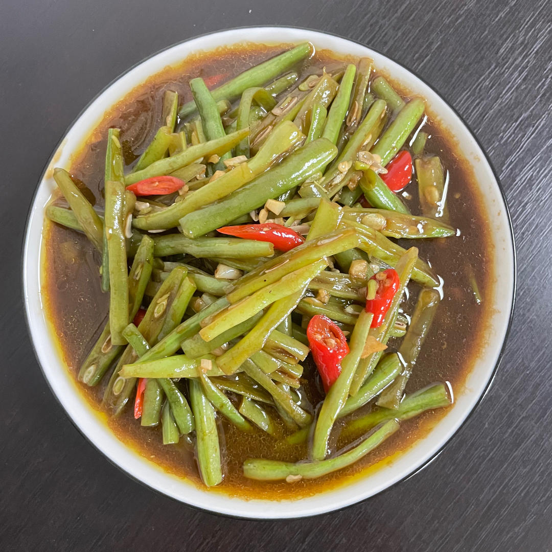 超级下饭的家常菜～清炒四季豆