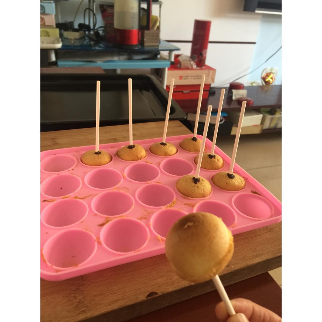 轻松满模的无添加棒棒糖蛋糕胚