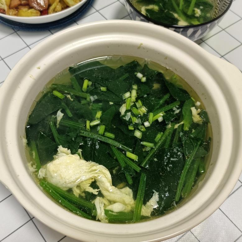 有营养的菠菜蛋花汤