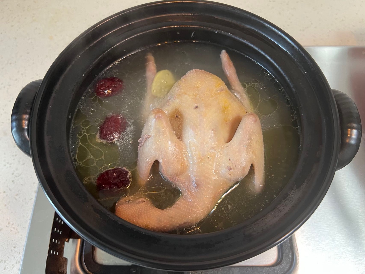 清炖鸽子汤（汤鲜肉嫩）的做法 步骤4