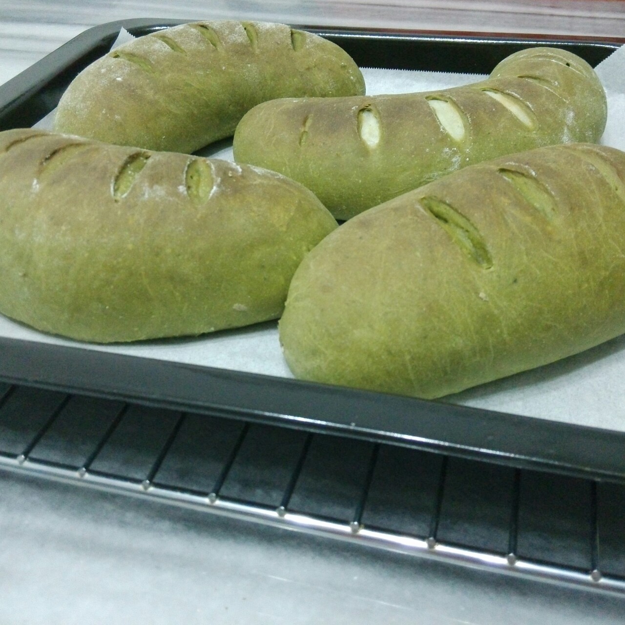 麻薯夹心可可（抹茶）软欧