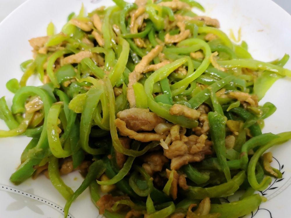 青椒炒肉丝