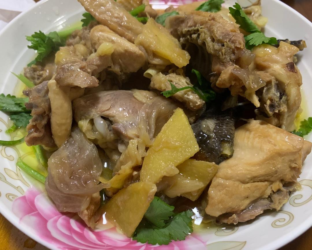 高压锅闷蒸鸡