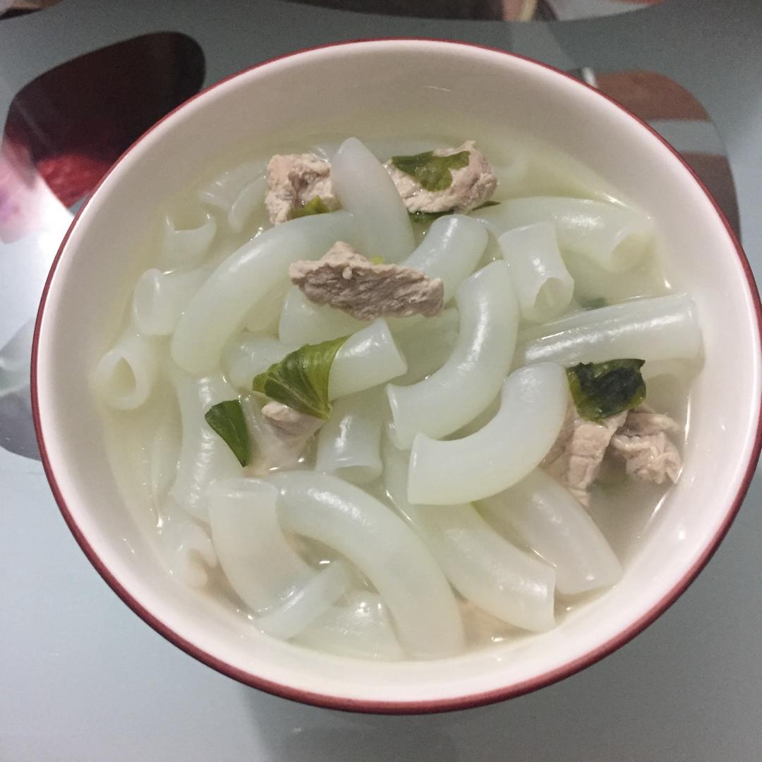 瘦肉青菜通心粉
