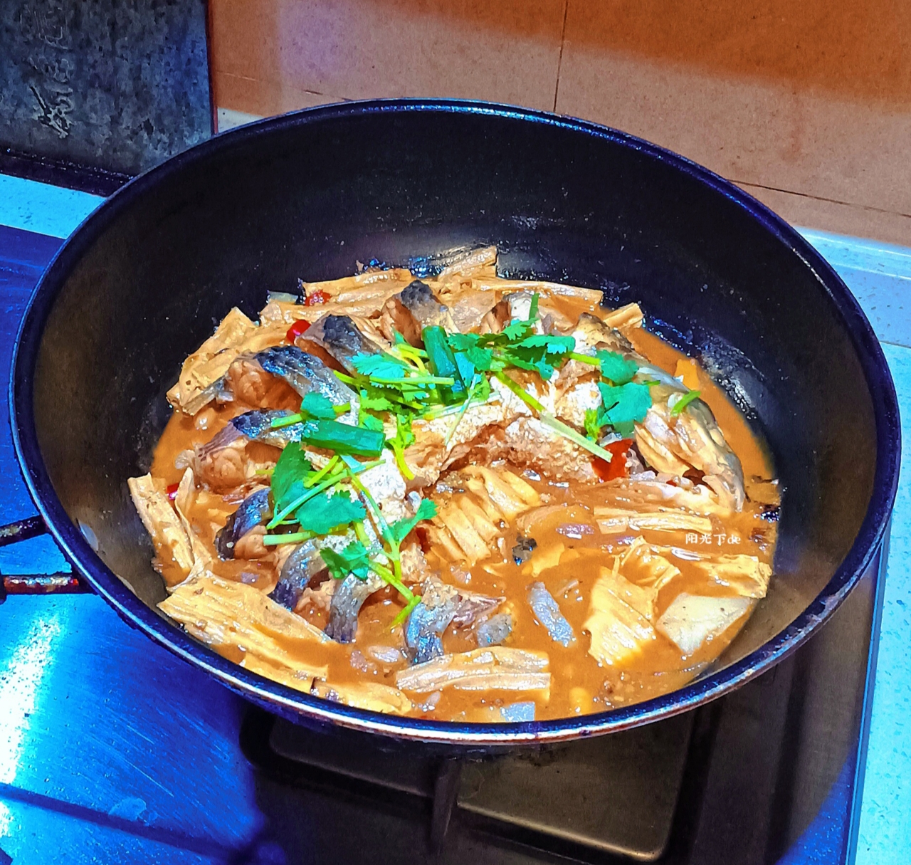 🐠铁锅酱汁炖鱼～好吃的关键在于调制灵魂酱！的做法