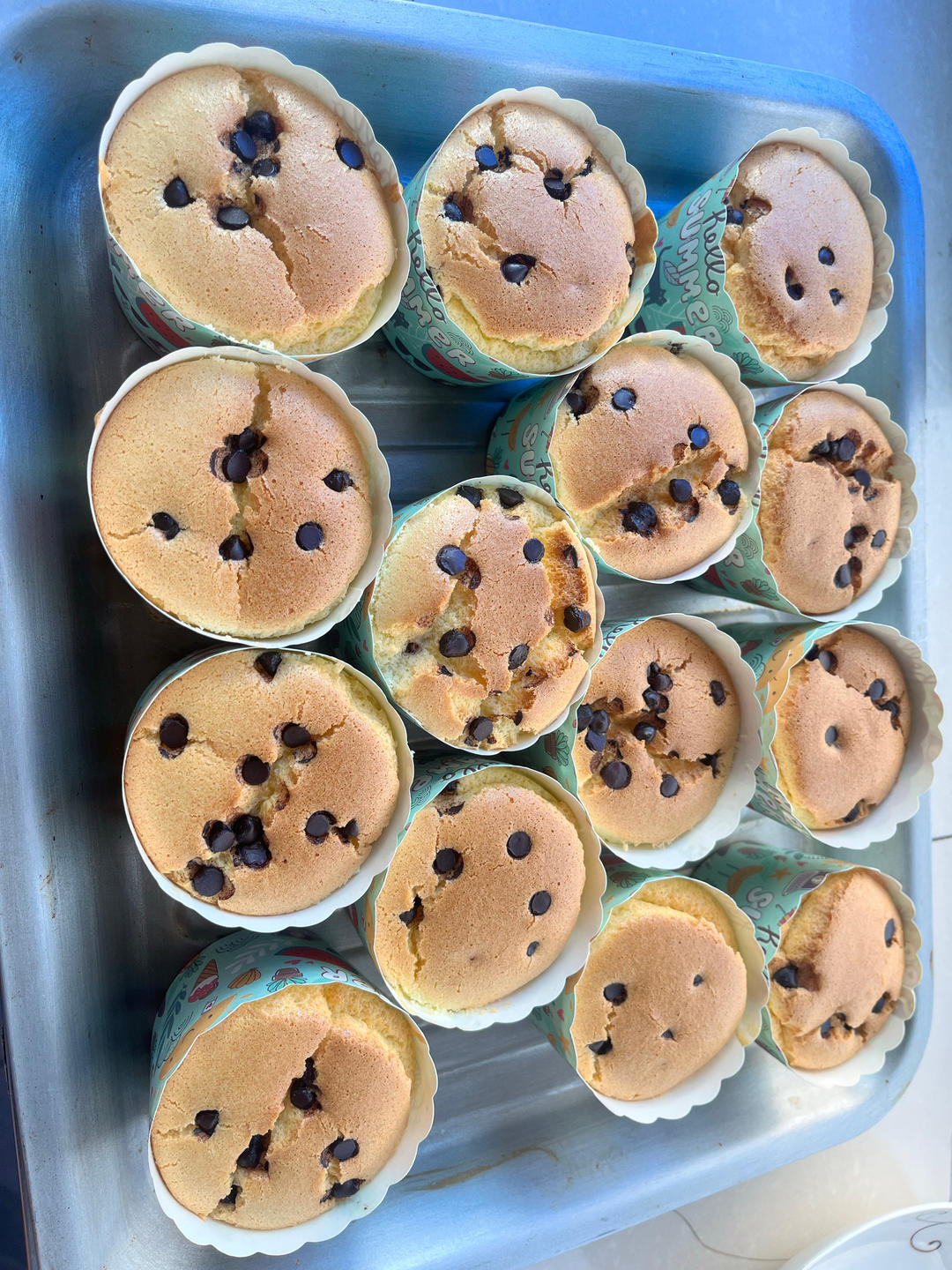 戚风小纸杯蛋糕